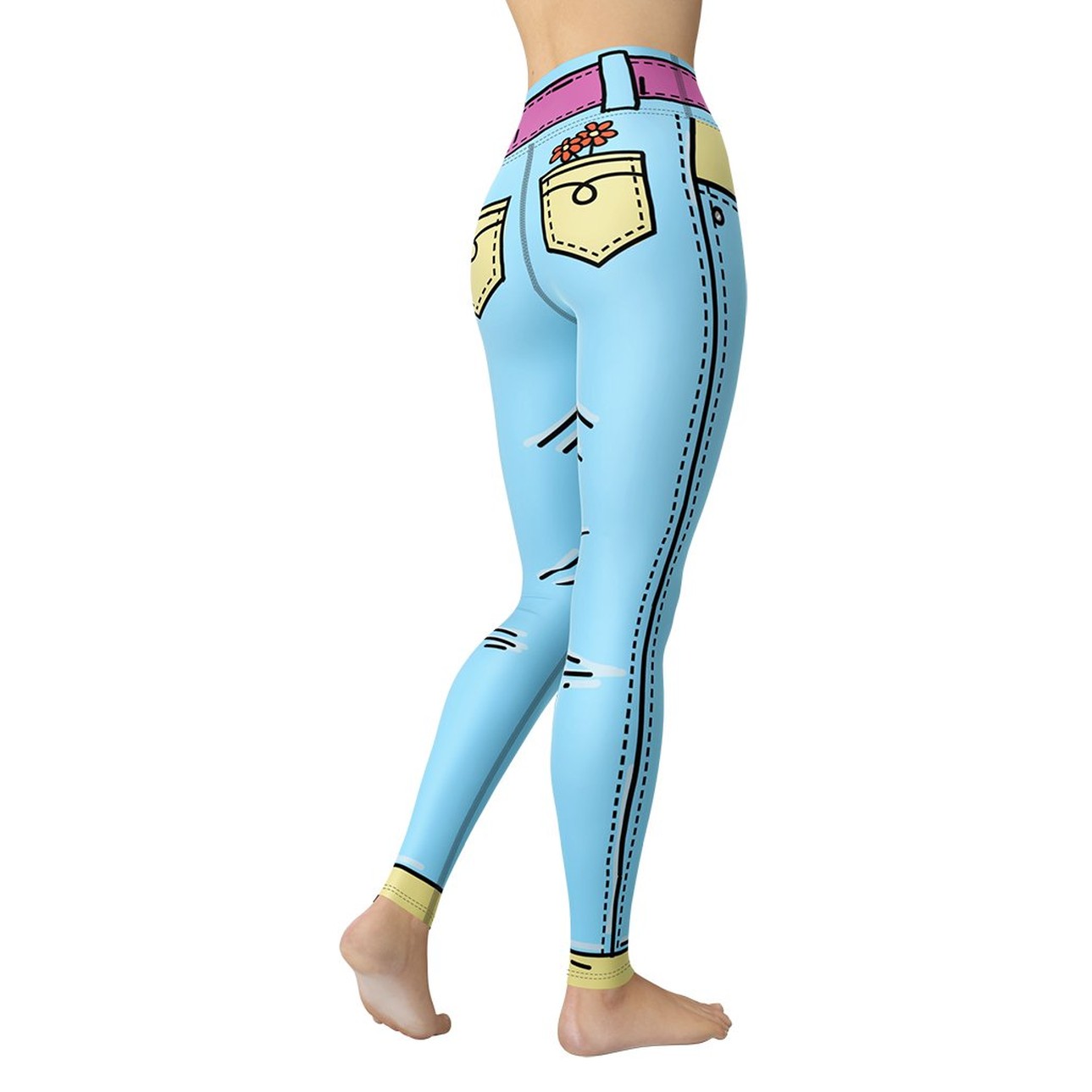 Cartoonized Yoga Leggings