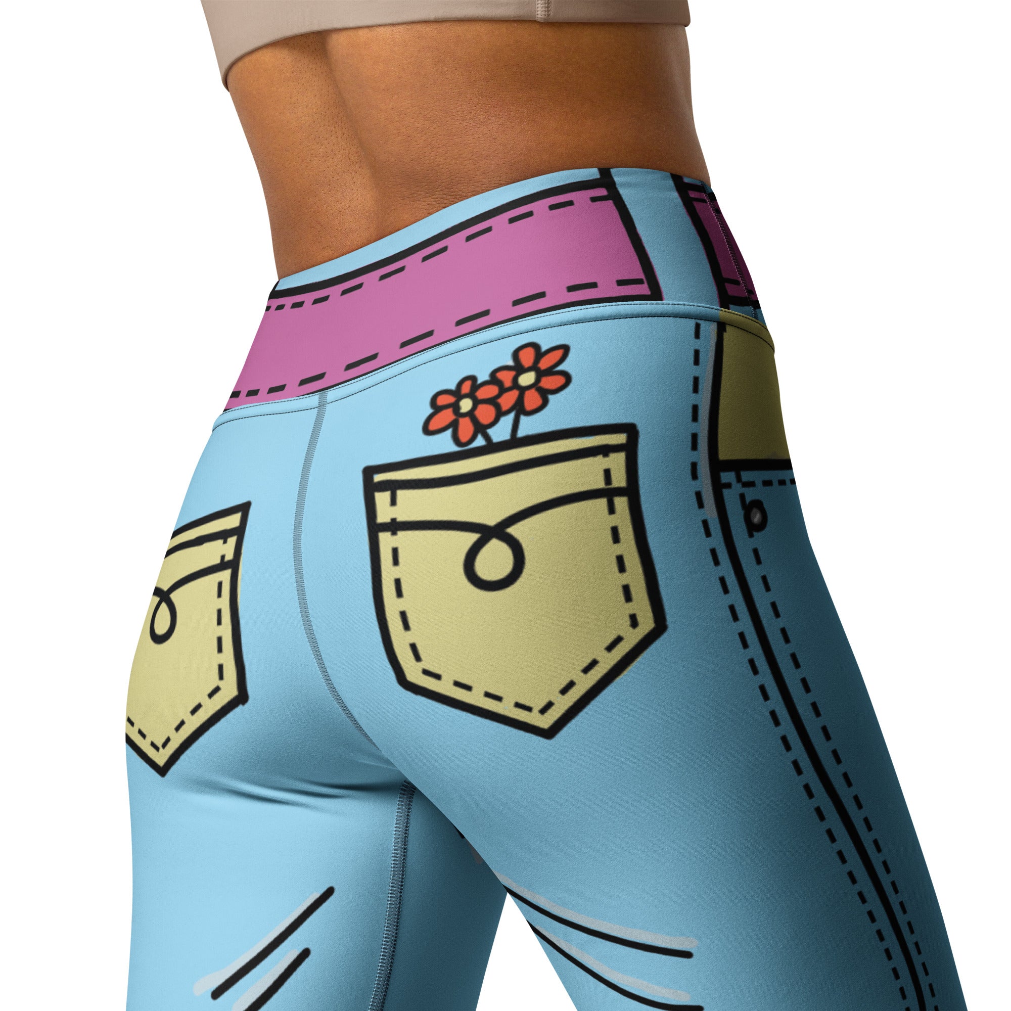 Cartoonized Yoga Leggings