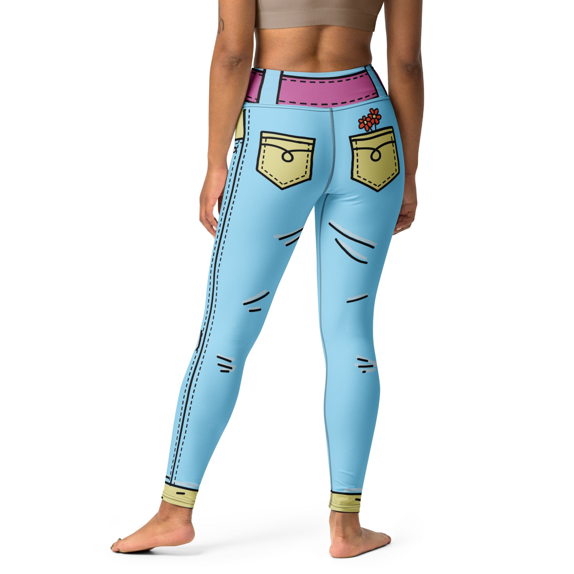 Cartoonized Yoga Leggings