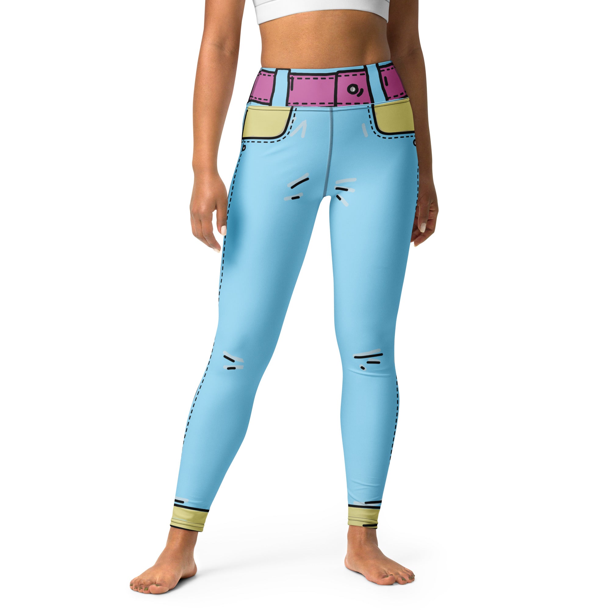 Cartoonized Yoga Leggings