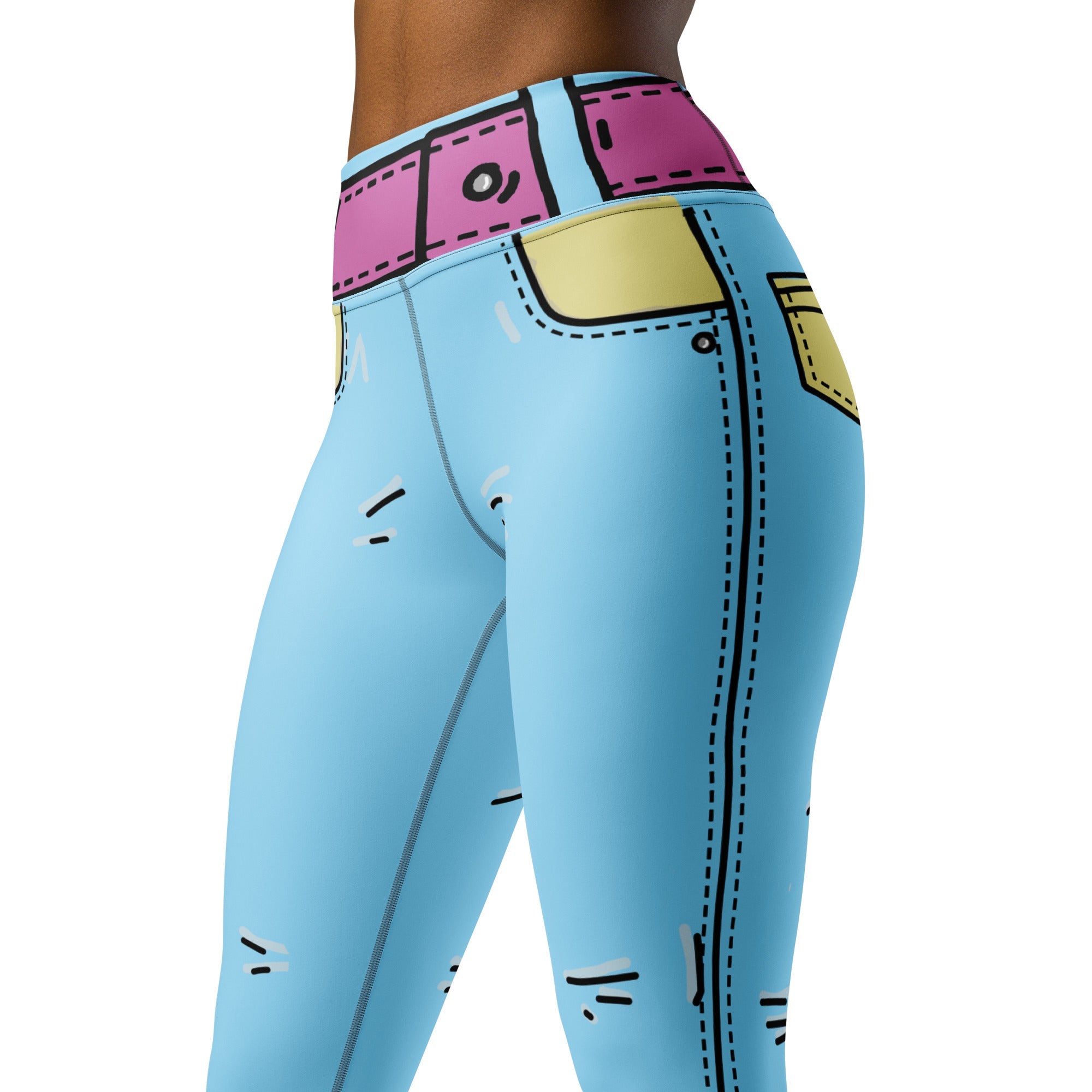 Cartoonized Yoga Leggings