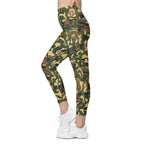 Cat Camo Leggings With Pockets