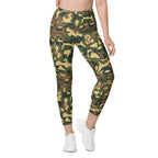 Cat Camo Leggings With Pockets