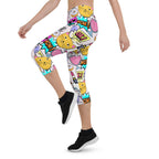 Cat Pop Art  Capris