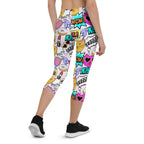 Cat Pop Art  Capris
