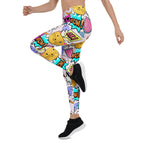 Cat Pop Art  Leggings