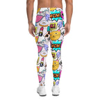 Cat Pop Art  Men's Leggings