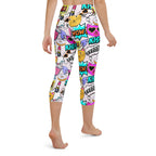 Cat Pop Art  Yoga Capris