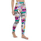 Cat Pop Art  Yoga Leggings