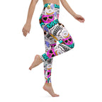 Cat Pop Art  Yoga Leggings