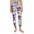 Cat Pop Art  Yoga Leggings