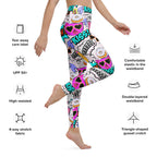 Cat Pop Art  Yoga Leggings