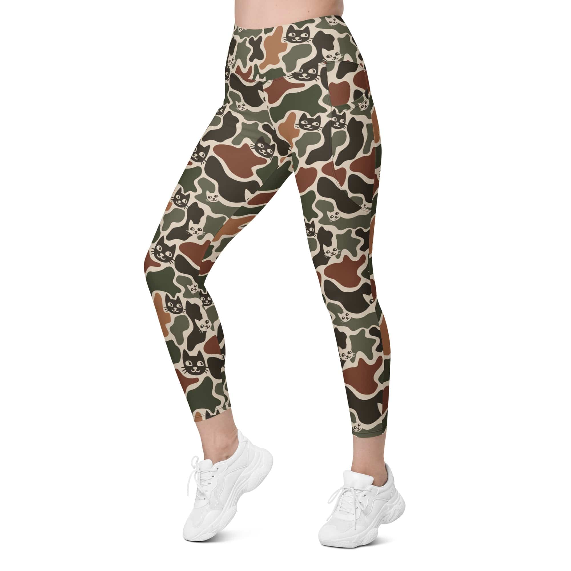 Catmouflage Leggings With Pockets