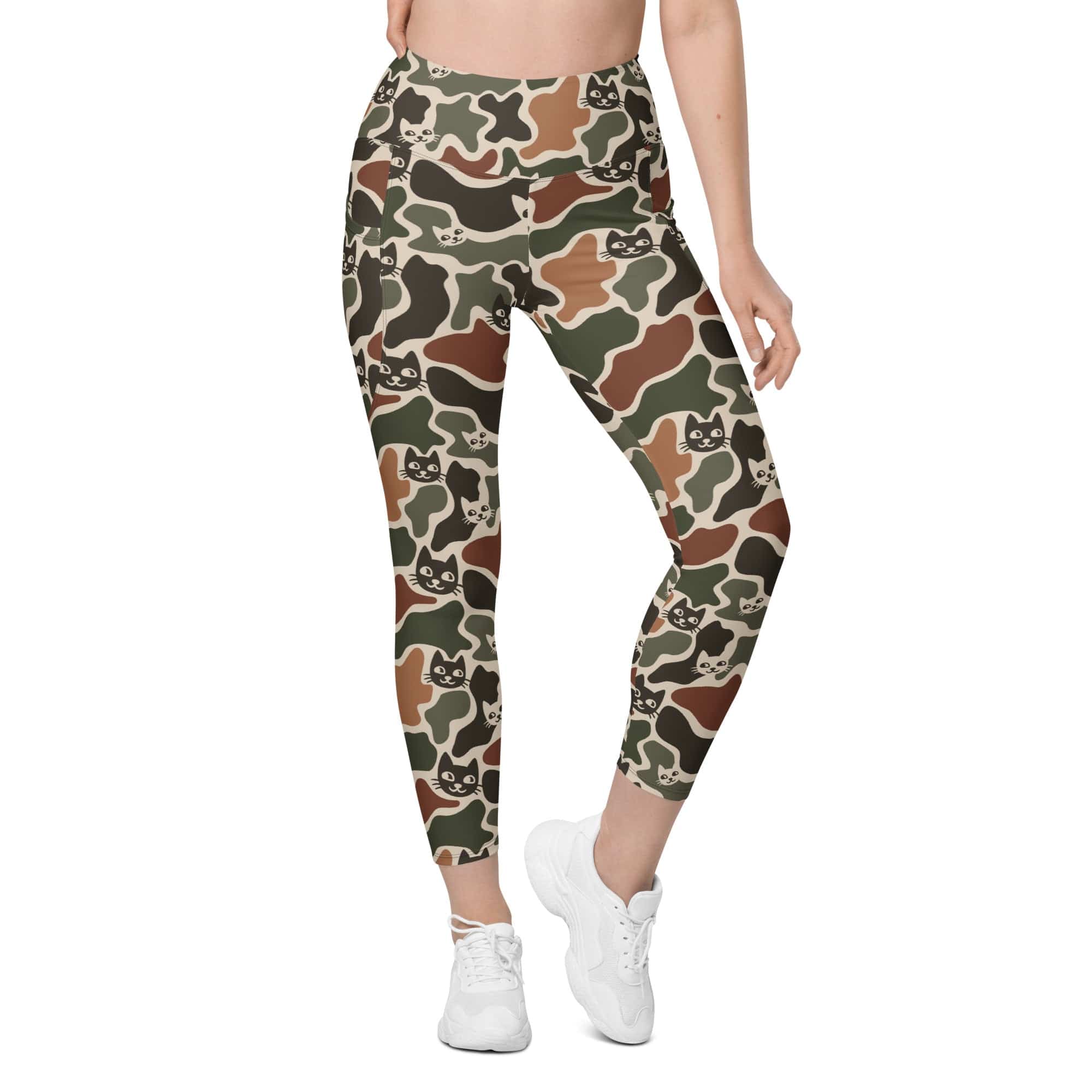 Catmouflage Leggings With Pockets