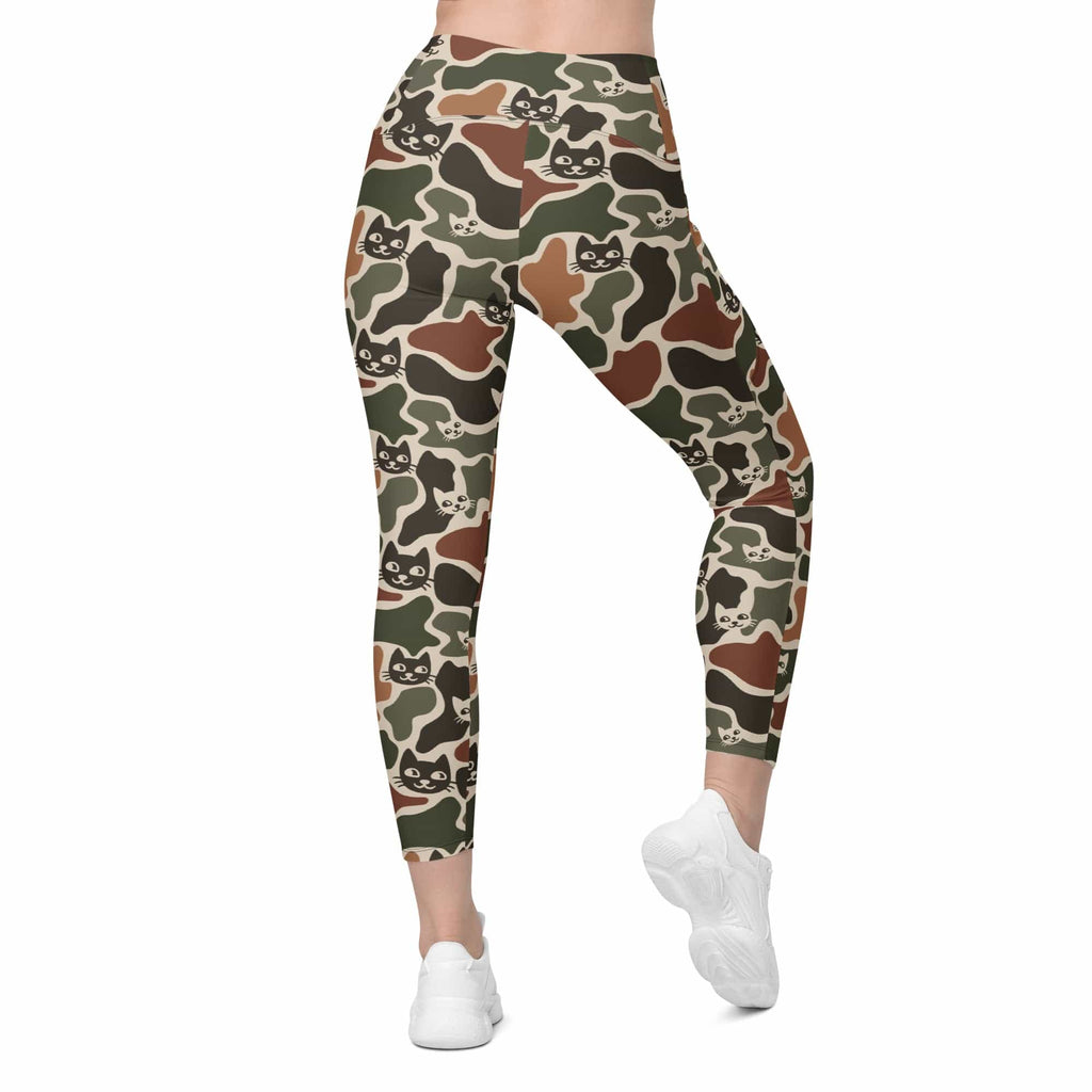 Catmouflage Leggings With Pockets