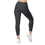 Charcoal Black Leggings With Pockets
