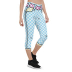 Checkered Cartoonized Capris