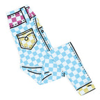 Checkered Cartoonized Yoga Leggings