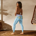 Checkered Cartoonized Yoga Leggings
