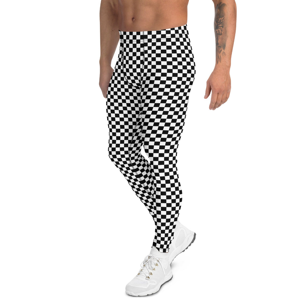 Checkered Men's Leggings