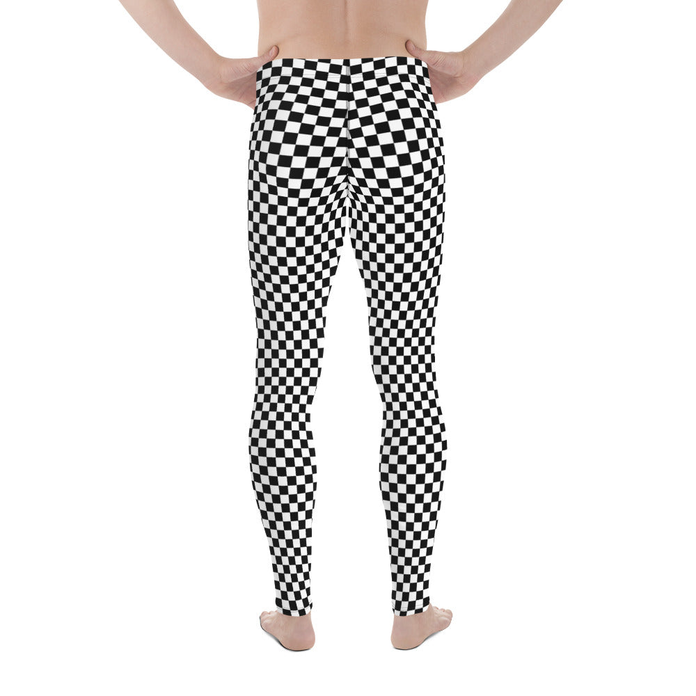 Checkered Men's Leggings