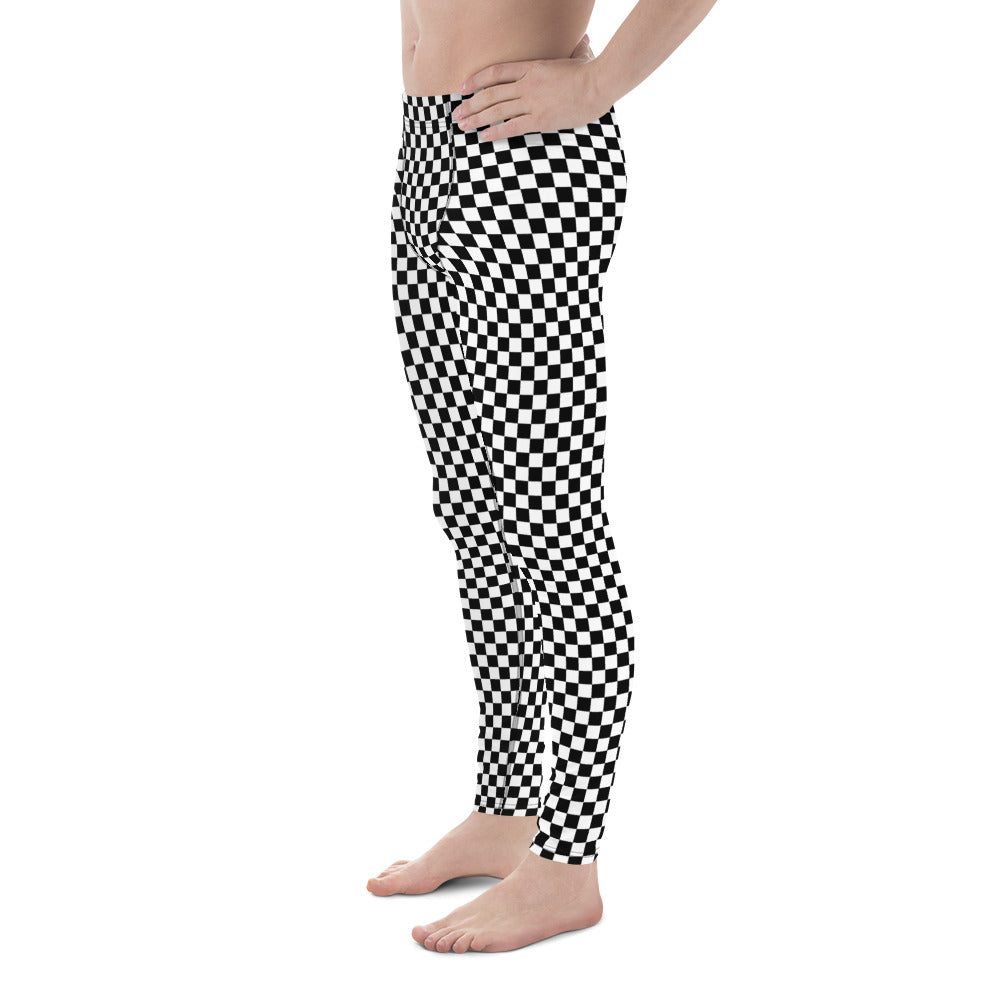 Checkered Men's Leggings