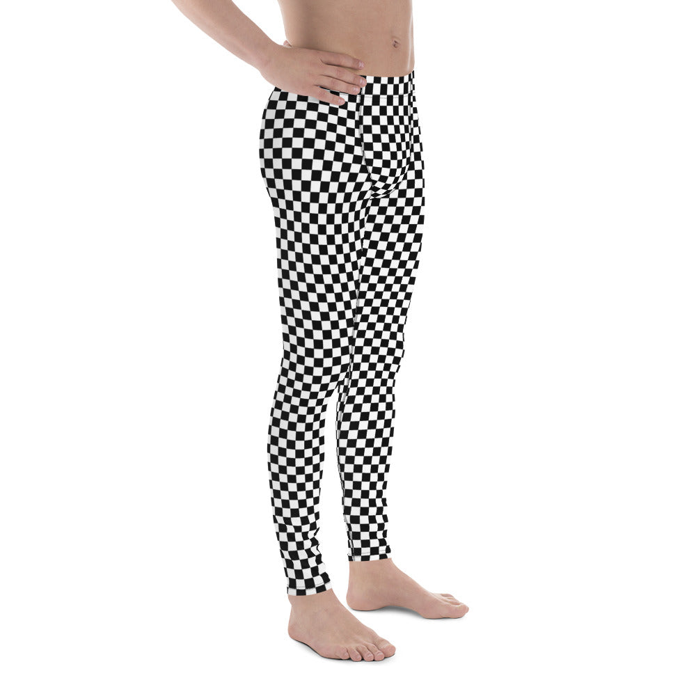Checkered Men's Leggings