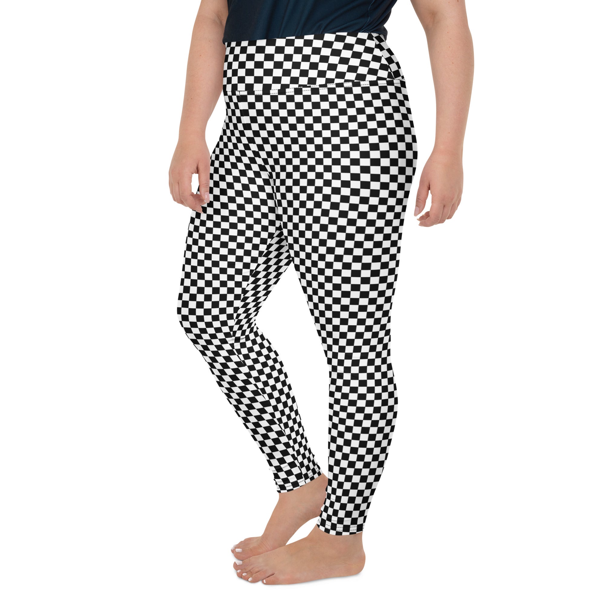 Checkered Plus Size Leggings