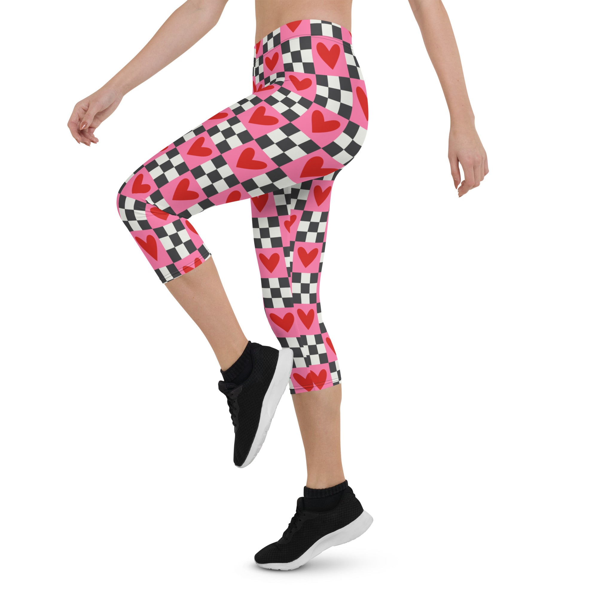 Checkered Romance Capris