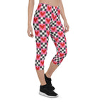Checkered Romance Capris