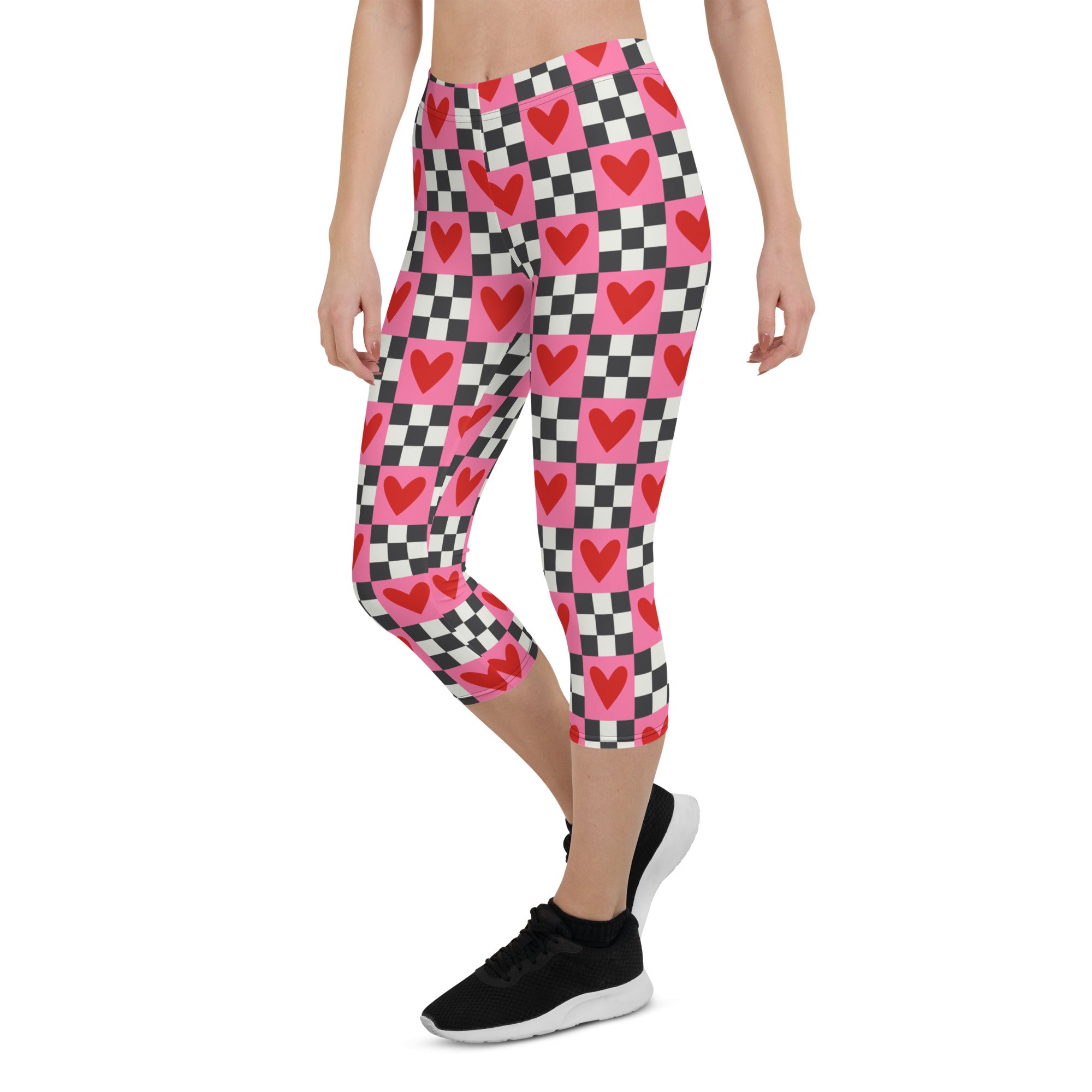 Checkered Romance Capris