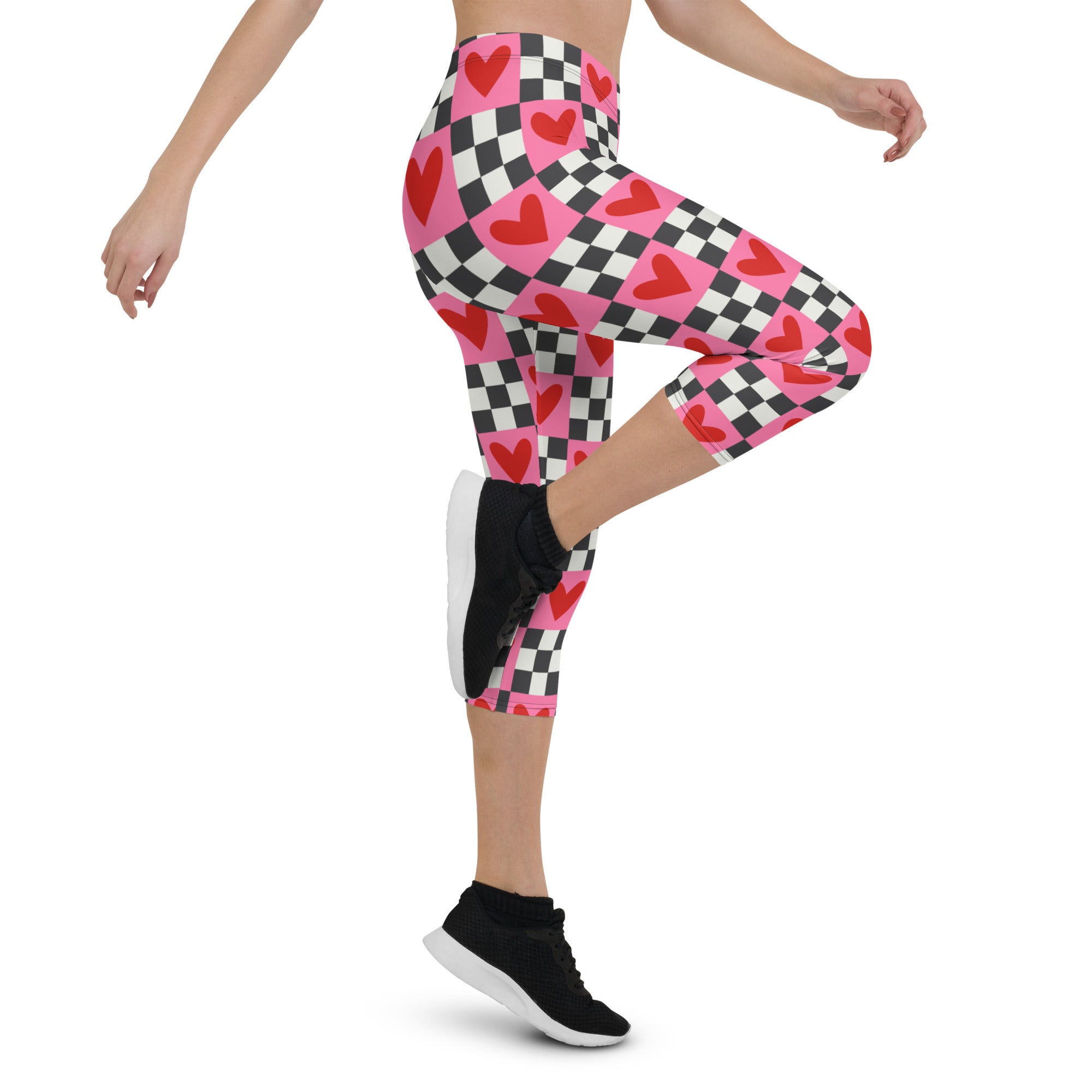 Checkered Romance Capris