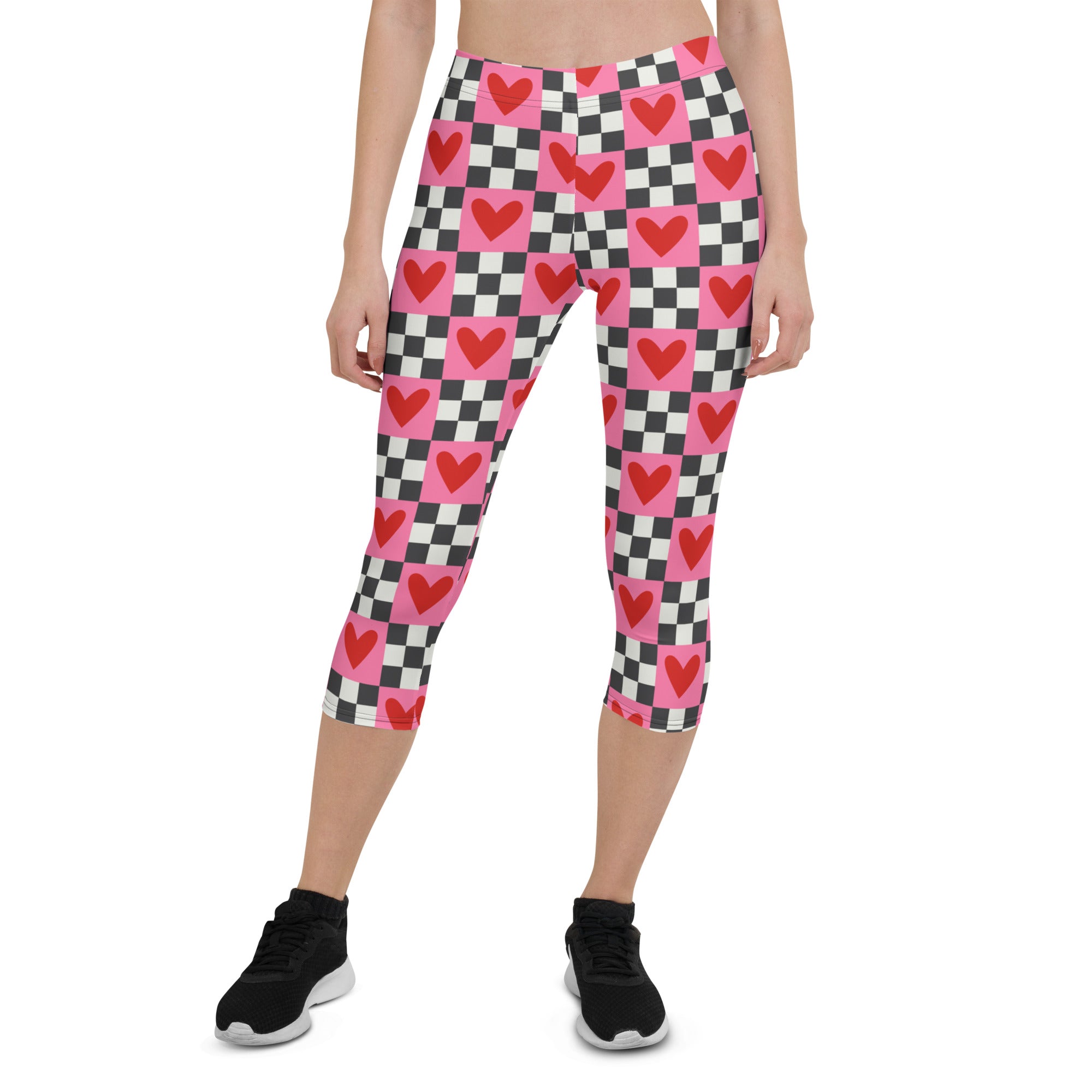 Checkered Romance Capris