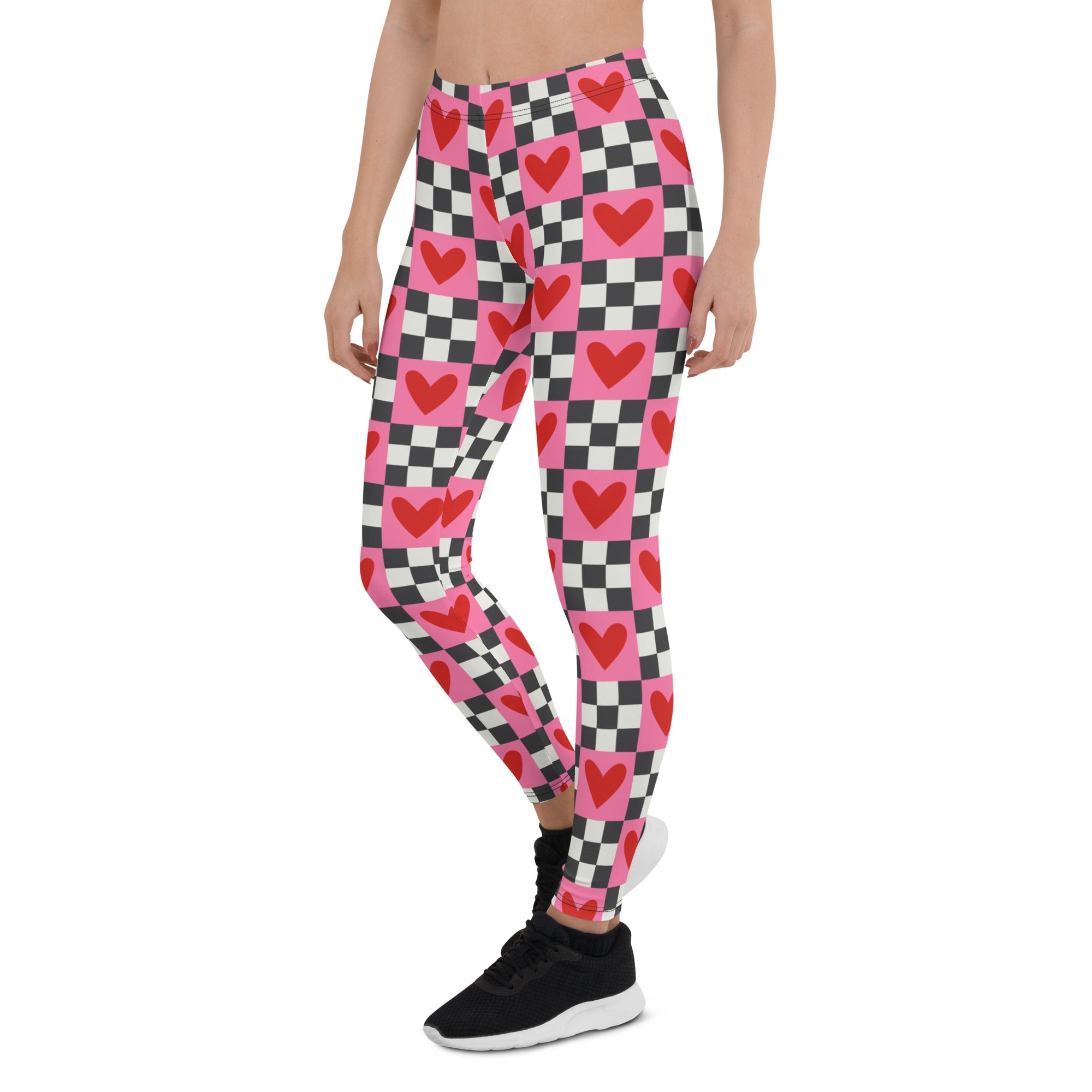 Checkered Romance Leggings