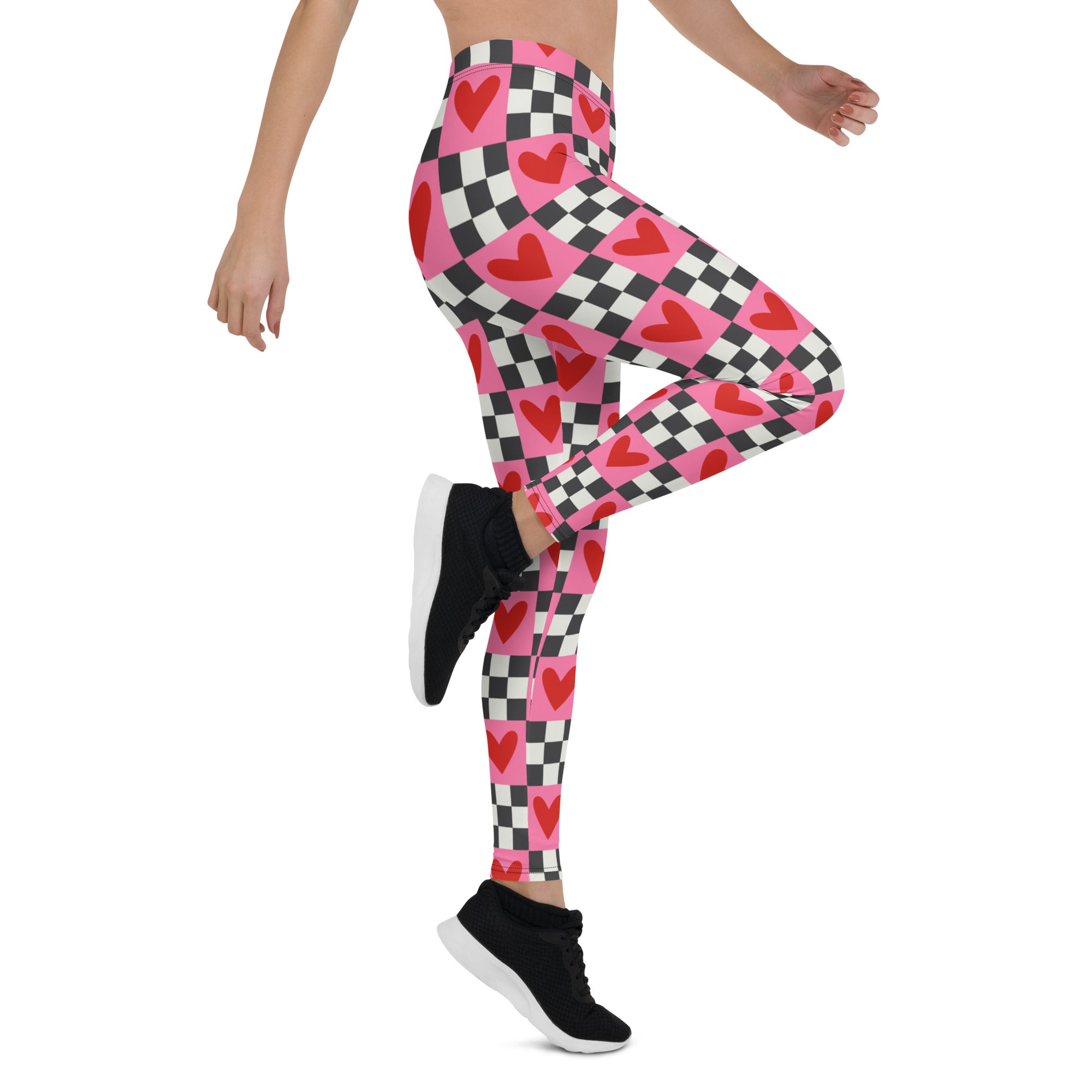 Checkered Romance Leggings