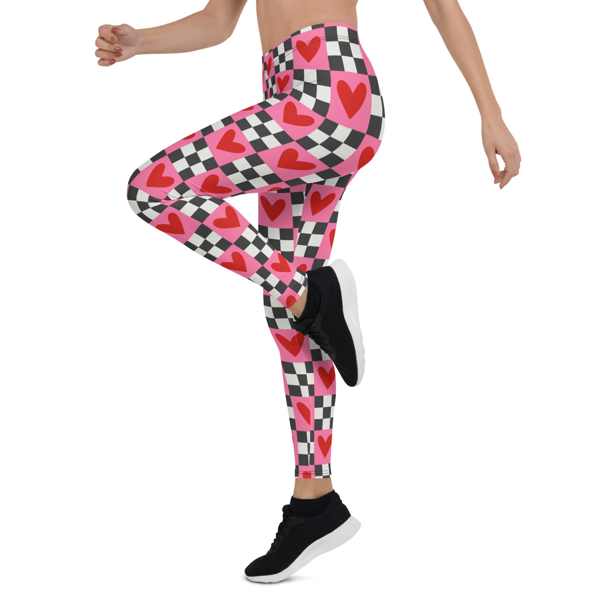 Checkered Romance Leggings