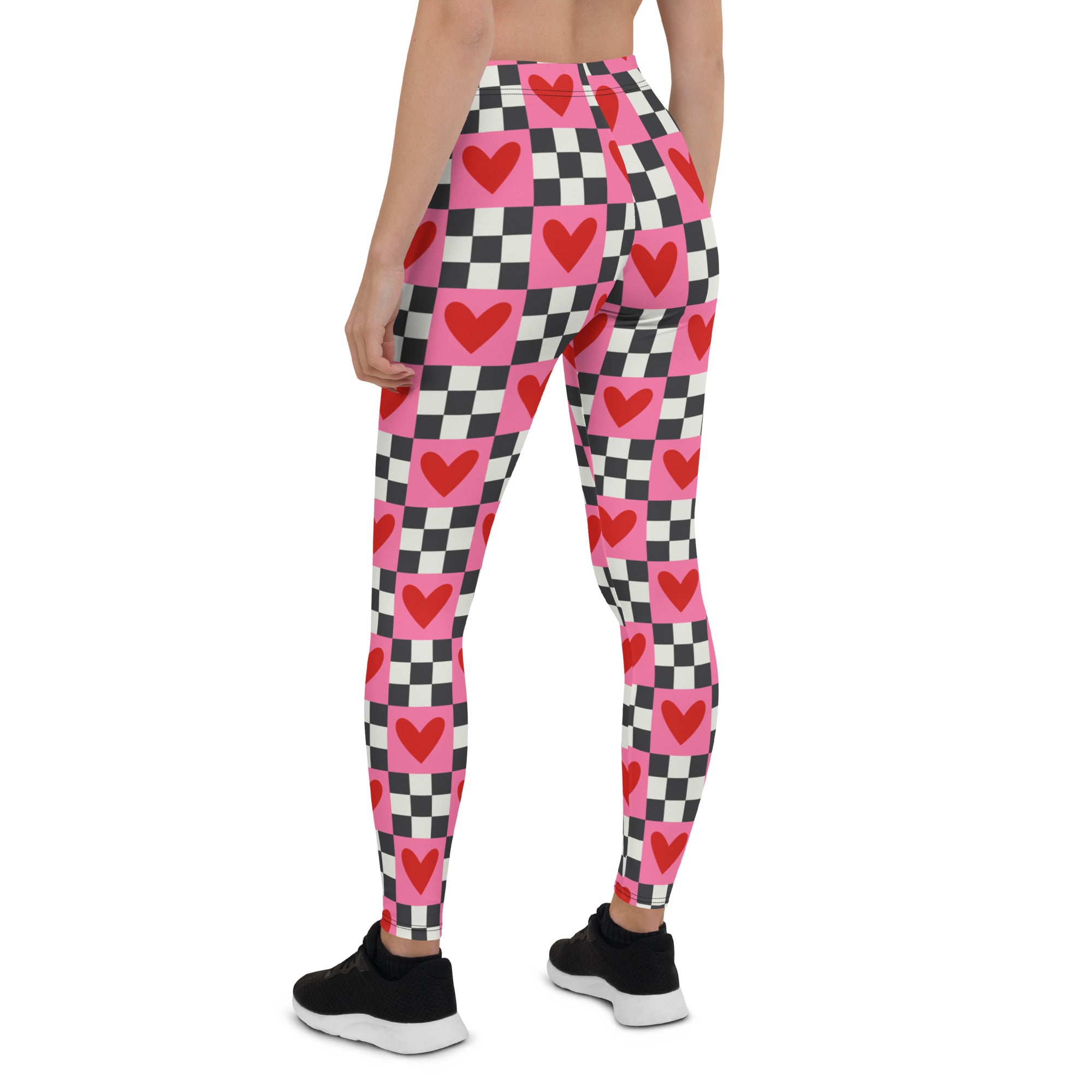 Checkered Romance Leggings