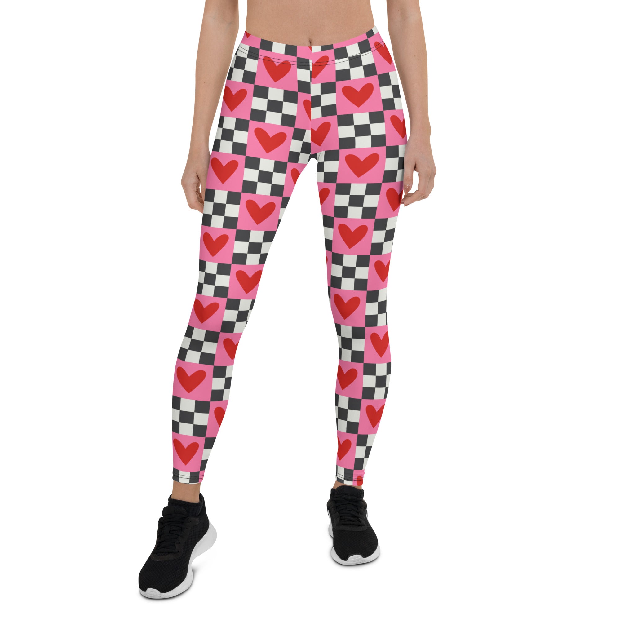 Checkered Romance Leggings