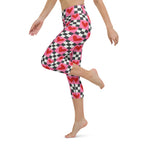 Checkered Romance Yoga Capris