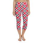 Checkered Romance Yoga Capris