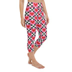 Checkered Romance Yoga Capris