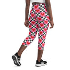Checkered Romance Yoga Capris