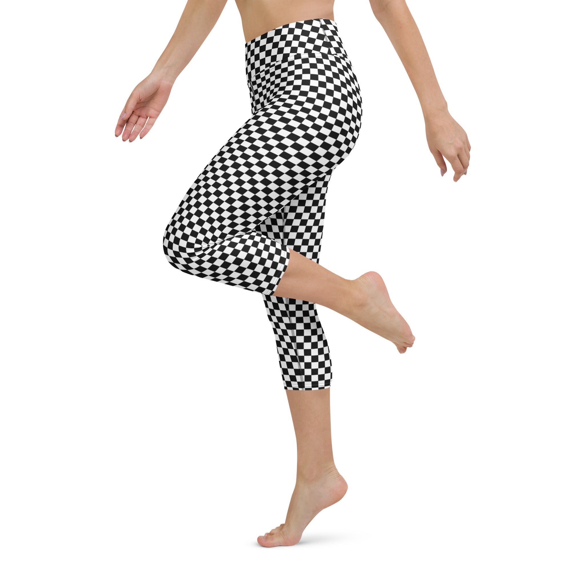 Checkered Yoga Capris