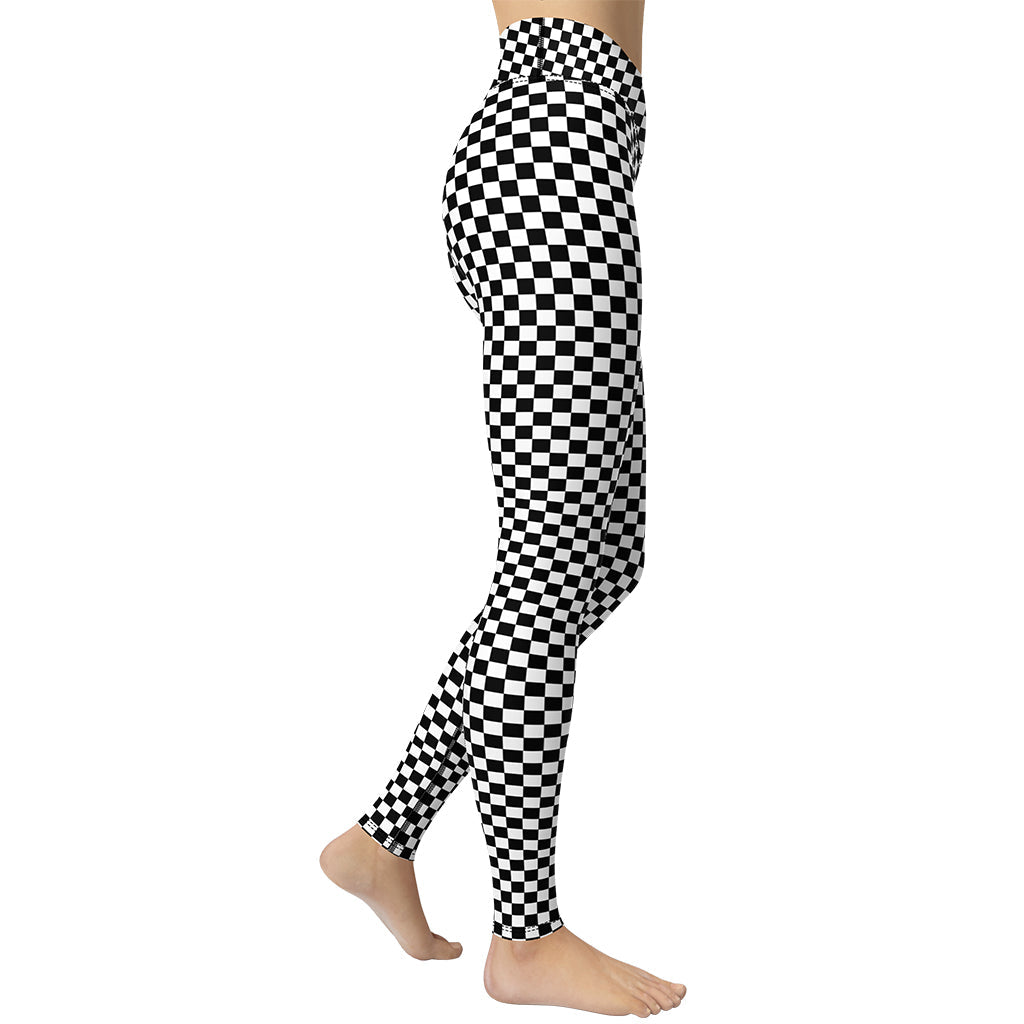 Checkered Yoga Leggings
