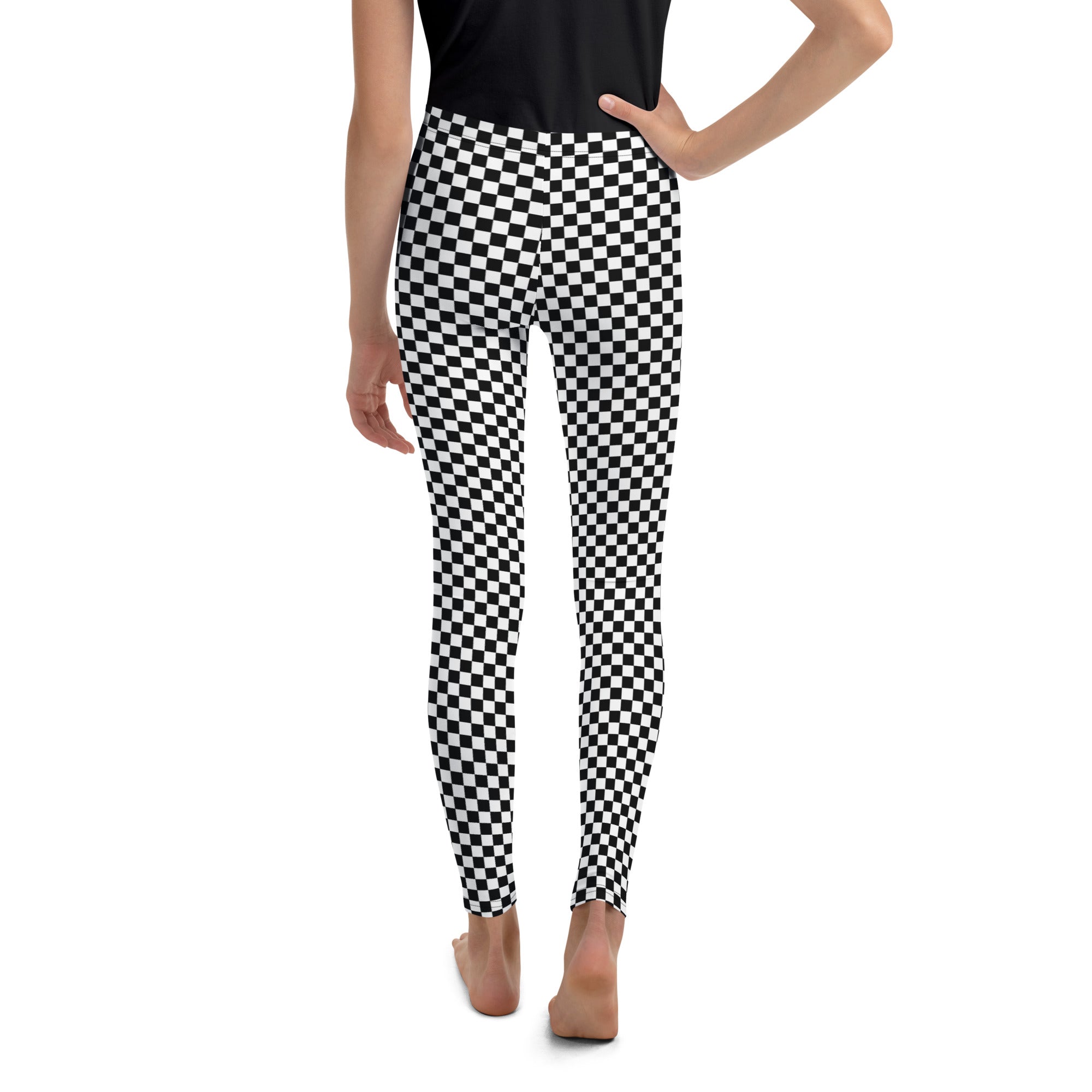 Checkered Youth Leggings