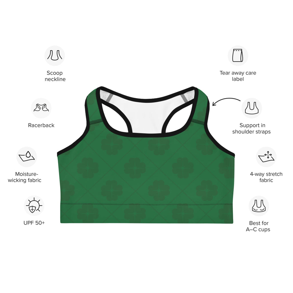 Cheers St. Patrick's Sports Bra