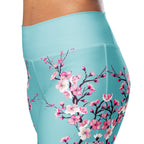 Cherry Blossom Flare Leggings
