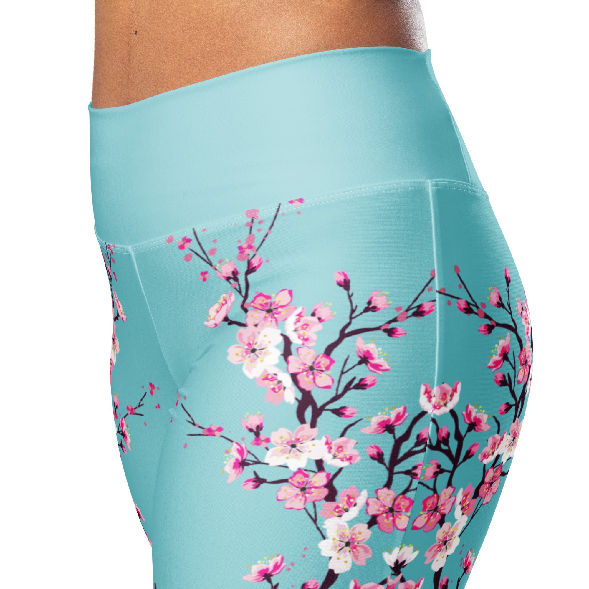 Cherry Blossom Flare Leggings