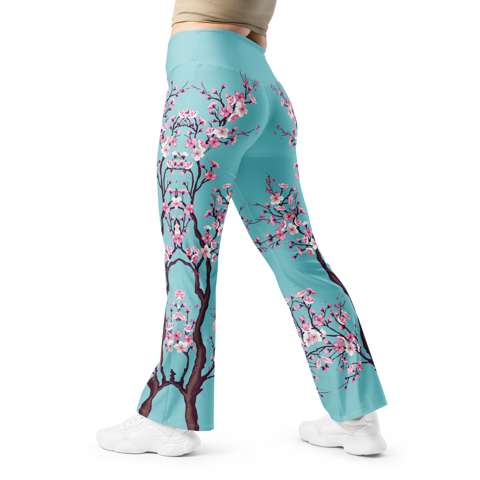 Cherry Blossom Flare Leggings