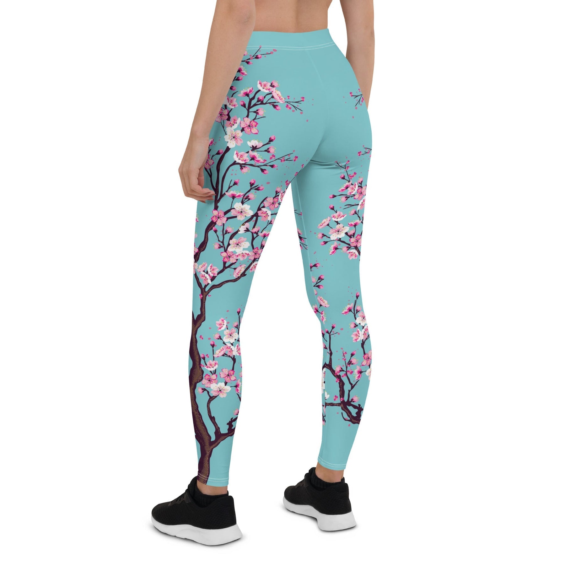 ZIZ Geoenisis Bamboo Lycra Leggings / Cherry Blossom